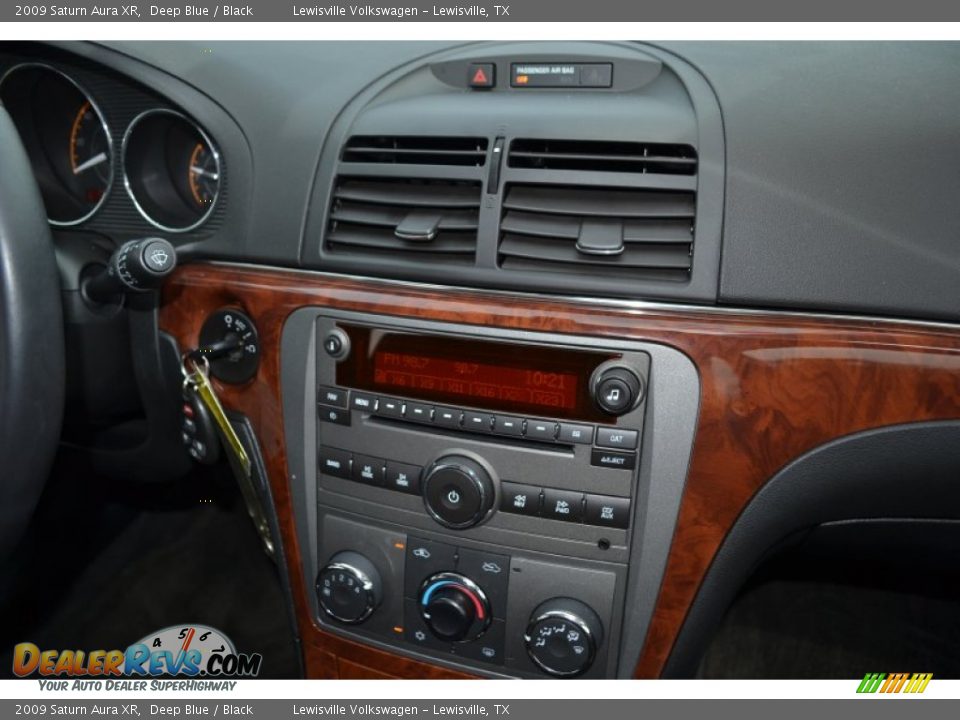 2009 Saturn Aura XR Deep Blue / Black Photo #22