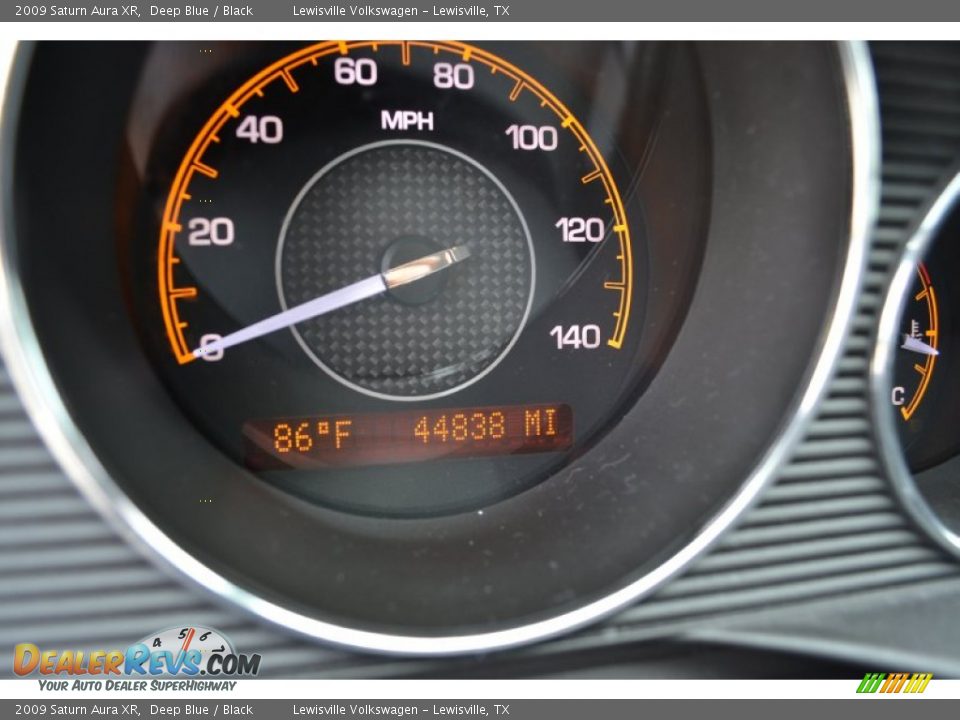 2009 Saturn Aura XR Deep Blue / Black Photo #29