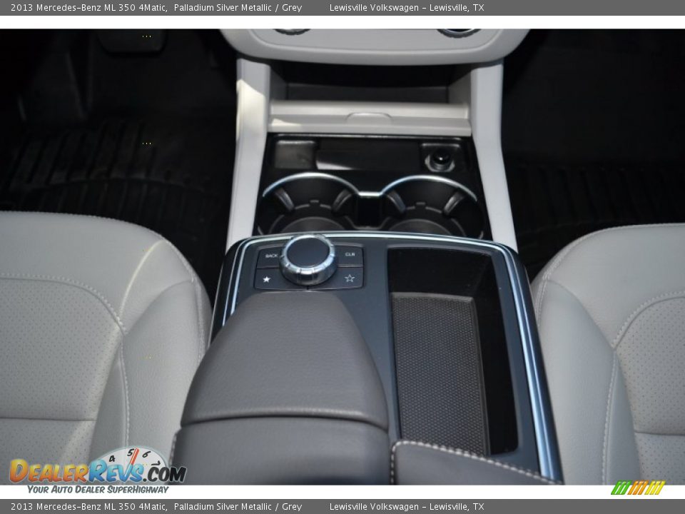 2013 Mercedes-Benz ML 350 4Matic Palladium Silver Metallic / Grey Photo #31