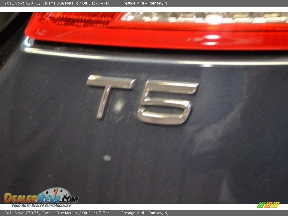 2011 Volvo C30 T5 Barents Blue Metallic / Off Black T-Tec Photo #14
