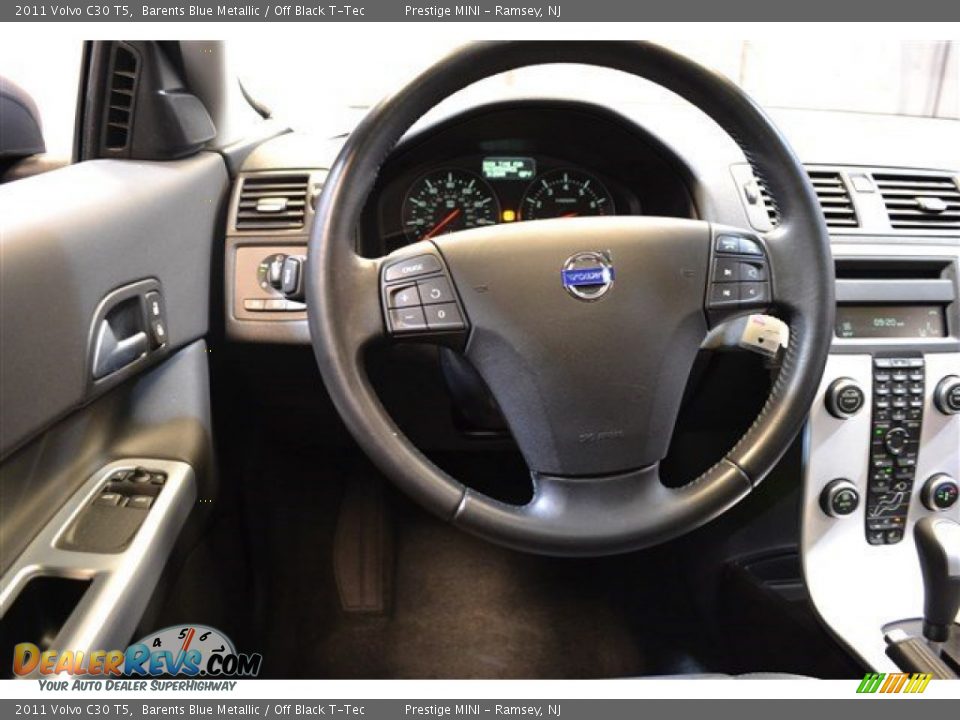 2011 Volvo C30 T5 Barents Blue Metallic / Off Black T-Tec Photo #30