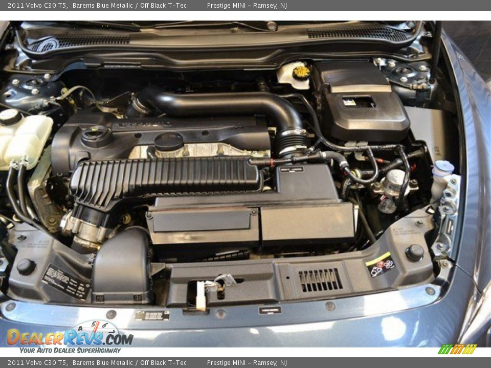 2011 Volvo C30 T5 Barents Blue Metallic / Off Black T-Tec Photo #31