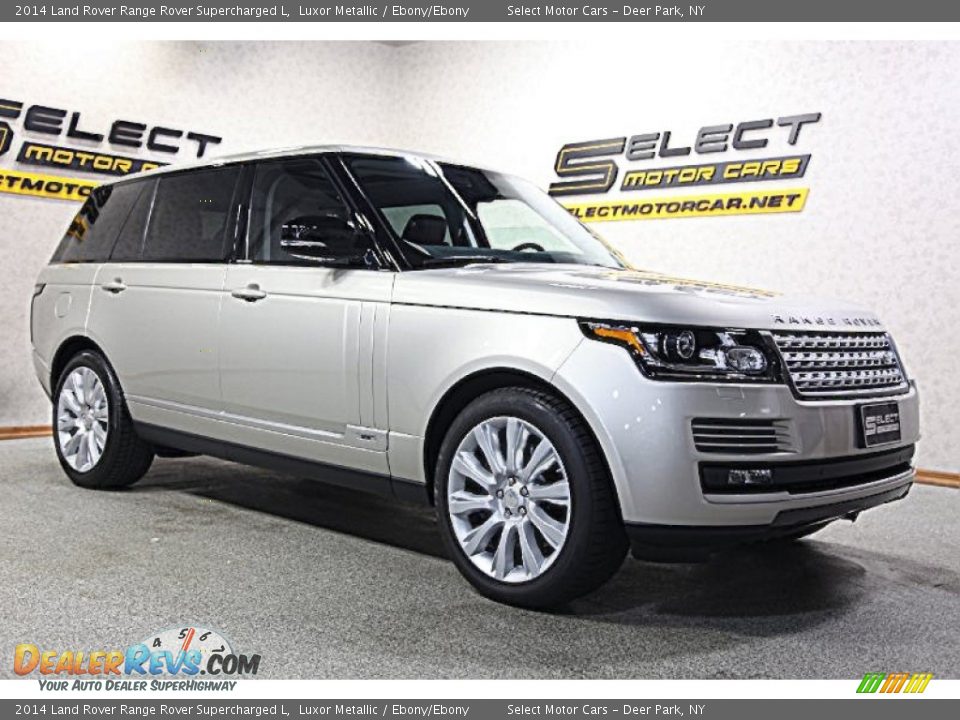 2014 Land Rover Range Rover Supercharged L Luxor Metallic / Ebony/Ebony Photo #3
