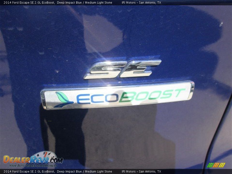 2014 Ford Escape SE 2.0L EcoBoost Deep Impact Blue / Medium Light Stone Photo #19
