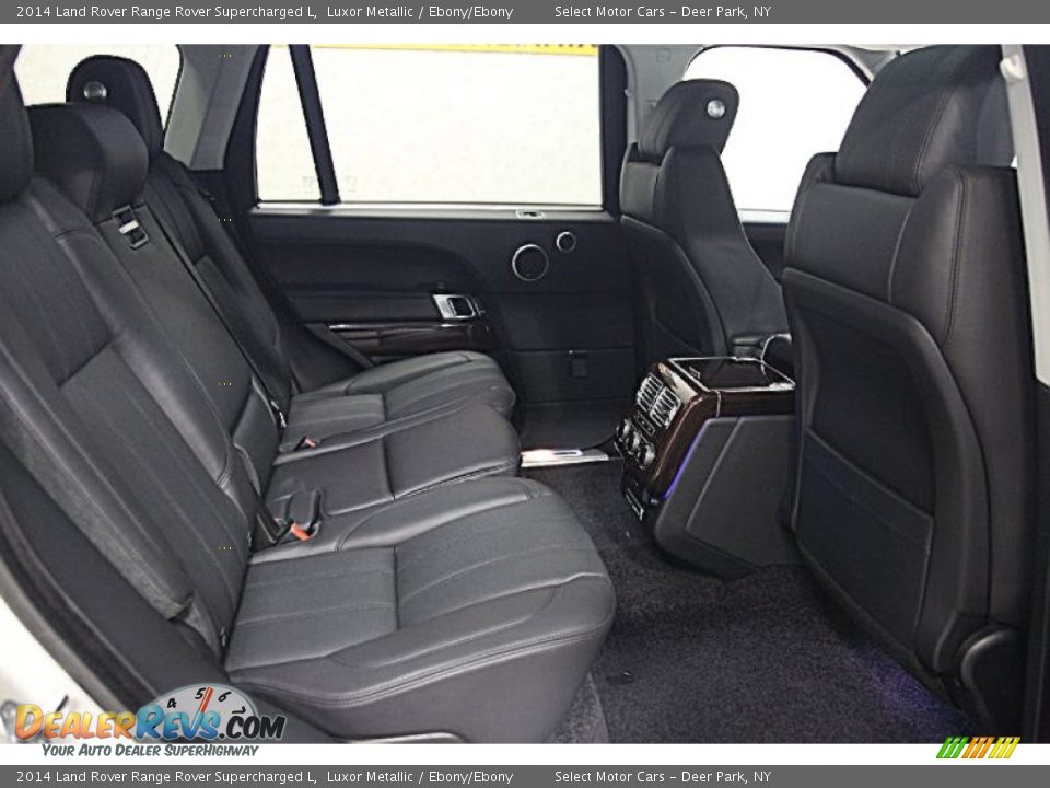 Rear Seat of 2014 Land Rover Range Rover Supercharged L Photo #13