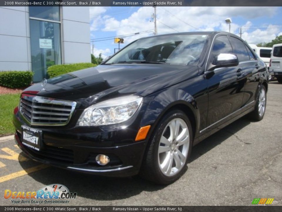 2008 Mercedes-Benz C 300 4Matic Sport Black / Black Photo #1