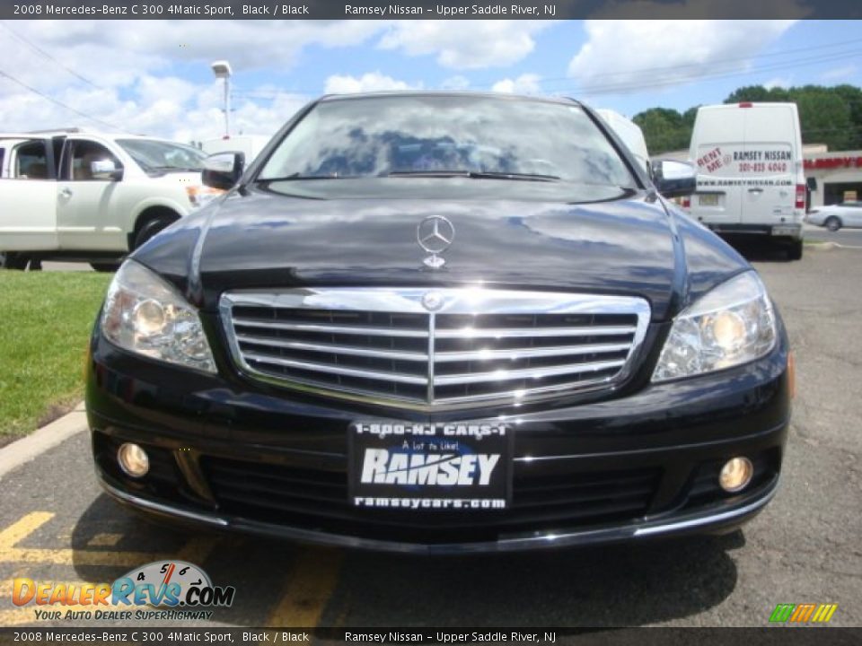 2008 Mercedes-Benz C 300 4Matic Sport Black / Black Photo #2