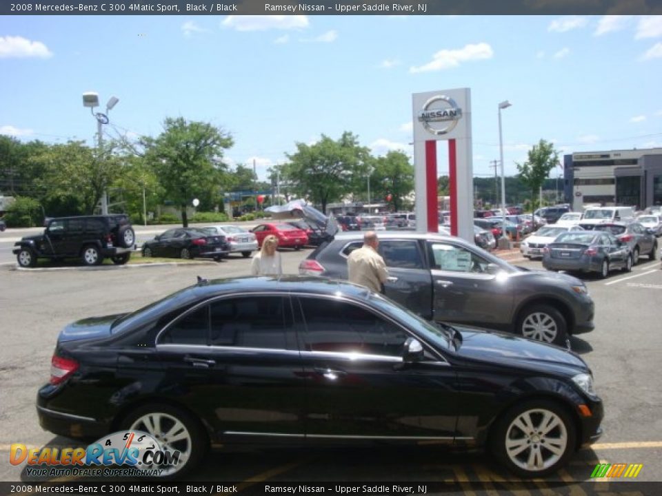 2008 Mercedes-Benz C 300 4Matic Sport Black / Black Photo #4