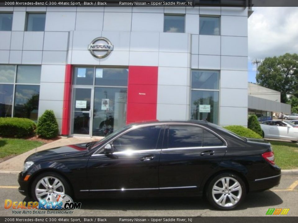 2008 Mercedes-Benz C 300 4Matic Sport Black / Black Photo #8
