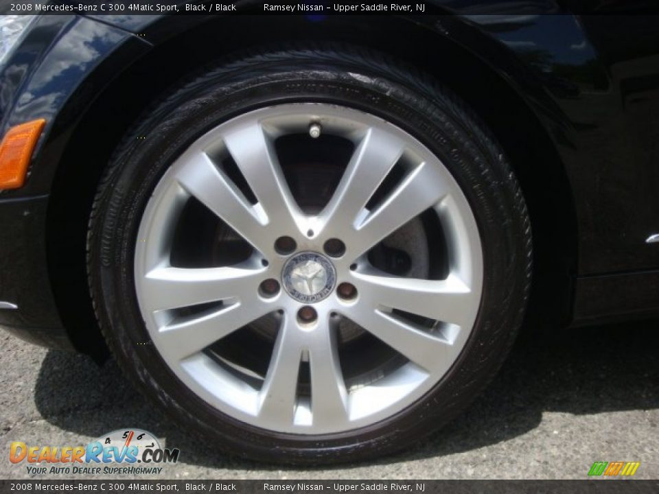 2008 Mercedes-Benz C 300 4Matic Sport Black / Black Photo #9