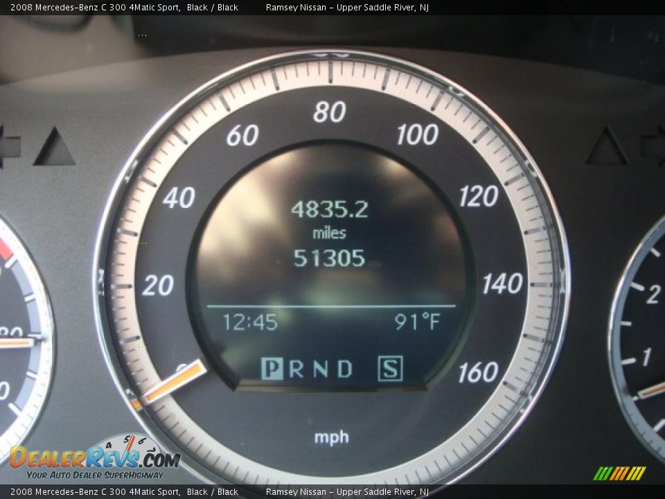 2008 Mercedes-Benz C 300 4Matic Sport Black / Black Photo #10