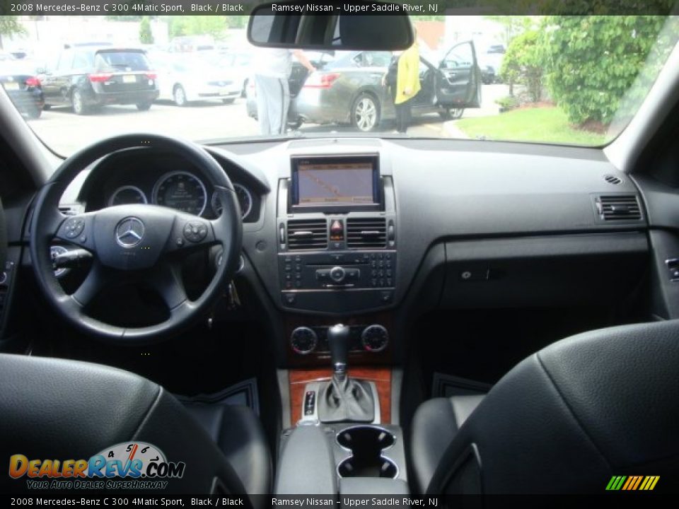 2008 Mercedes-Benz C 300 4Matic Sport Black / Black Photo #11