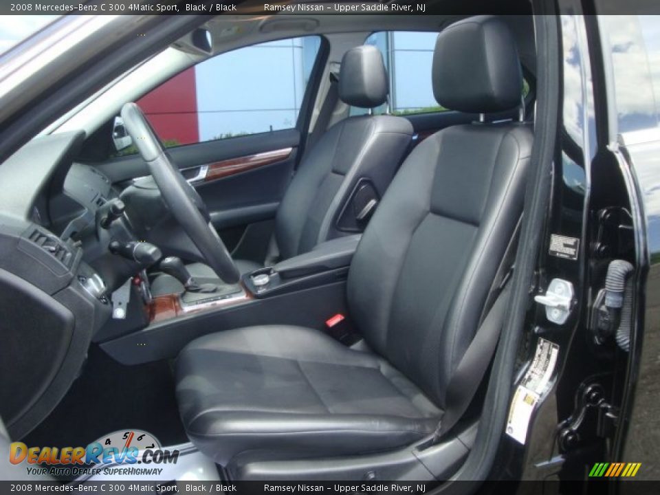 2008 Mercedes-Benz C 300 4Matic Sport Black / Black Photo #12