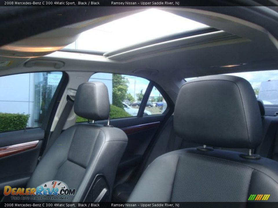 2008 Mercedes-Benz C 300 4Matic Sport Black / Black Photo #14