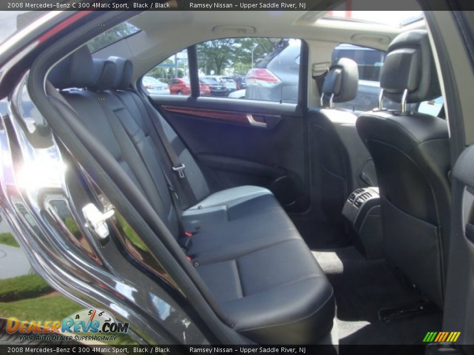 2008 Mercedes-Benz C 300 4Matic Sport Black / Black Photo #16