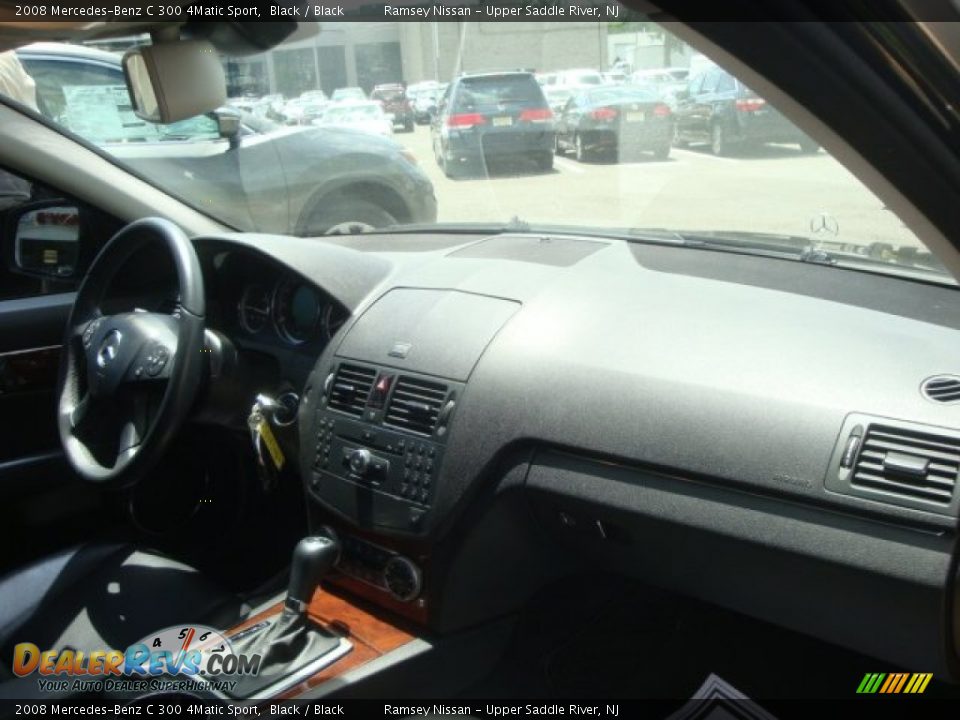 2008 Mercedes-Benz C 300 4Matic Sport Black / Black Photo #17