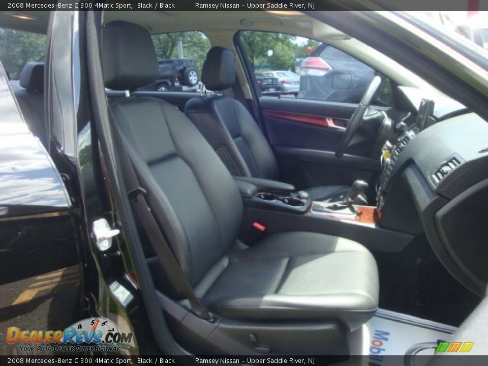 2008 Mercedes-Benz C 300 4Matic Sport Black / Black Photo #18