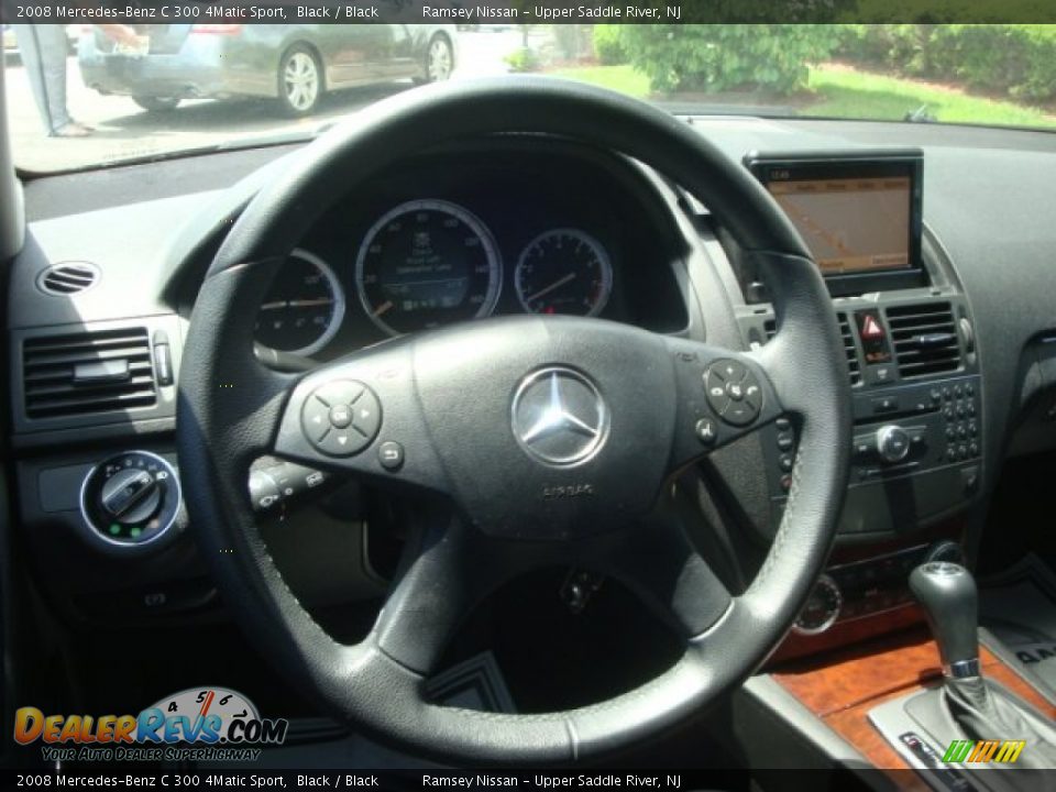 2008 Mercedes-Benz C 300 4Matic Sport Black / Black Photo #19