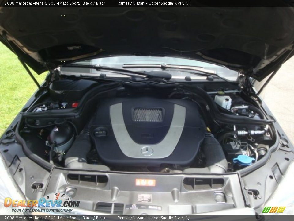2008 Mercedes-Benz C 300 4Matic Sport Black / Black Photo #24