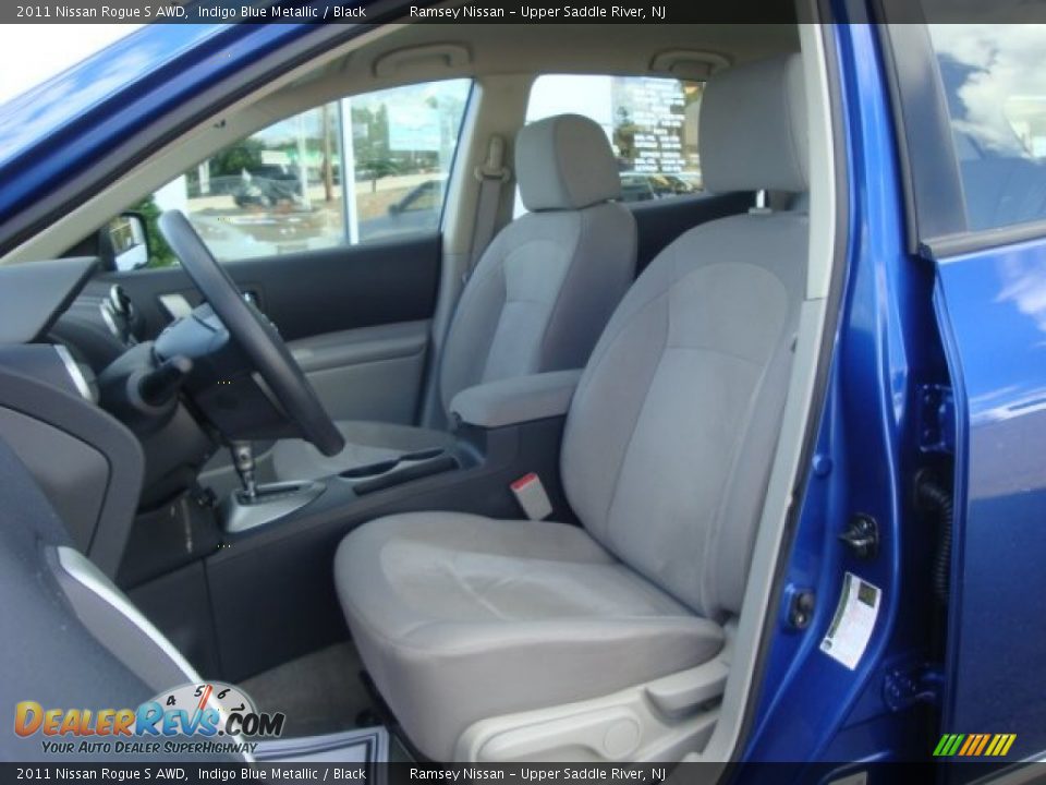 2011 Nissan Rogue S AWD Indigo Blue Metallic / Black Photo #12