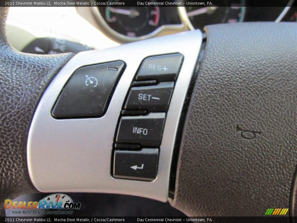 2011 Chevrolet Malibu LS Mocha Steel Metallic / Cocoa/Cashmere Photo #18