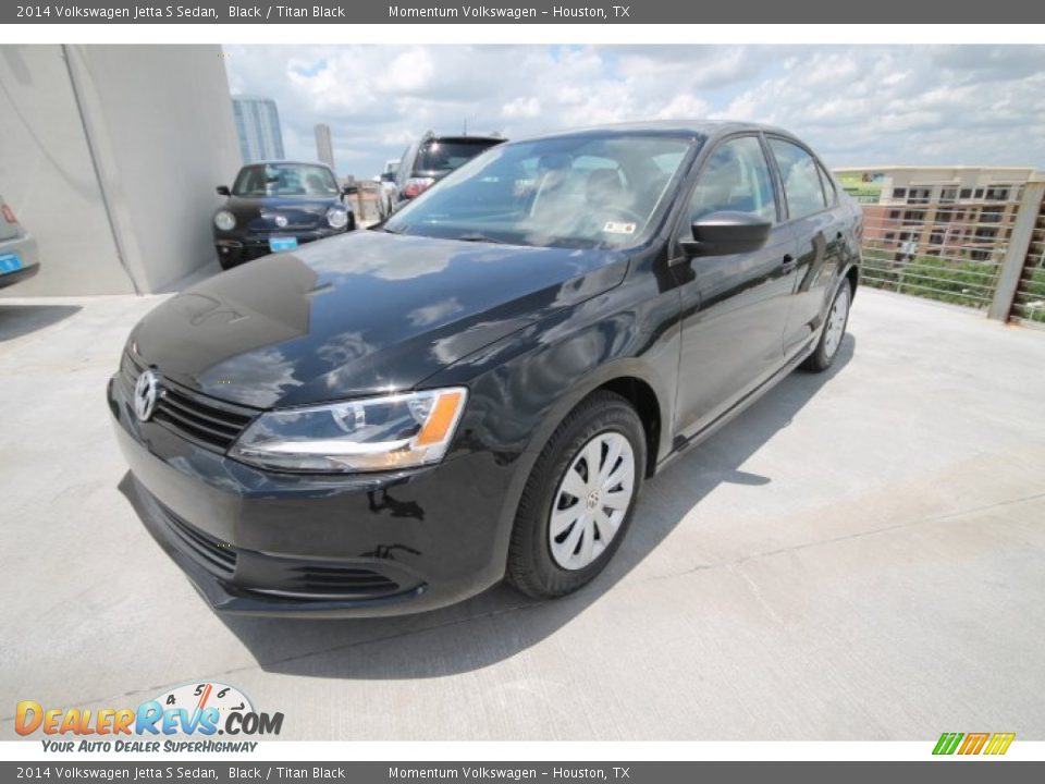 2014 Volkswagen Jetta S Sedan Black / Titan Black Photo #3