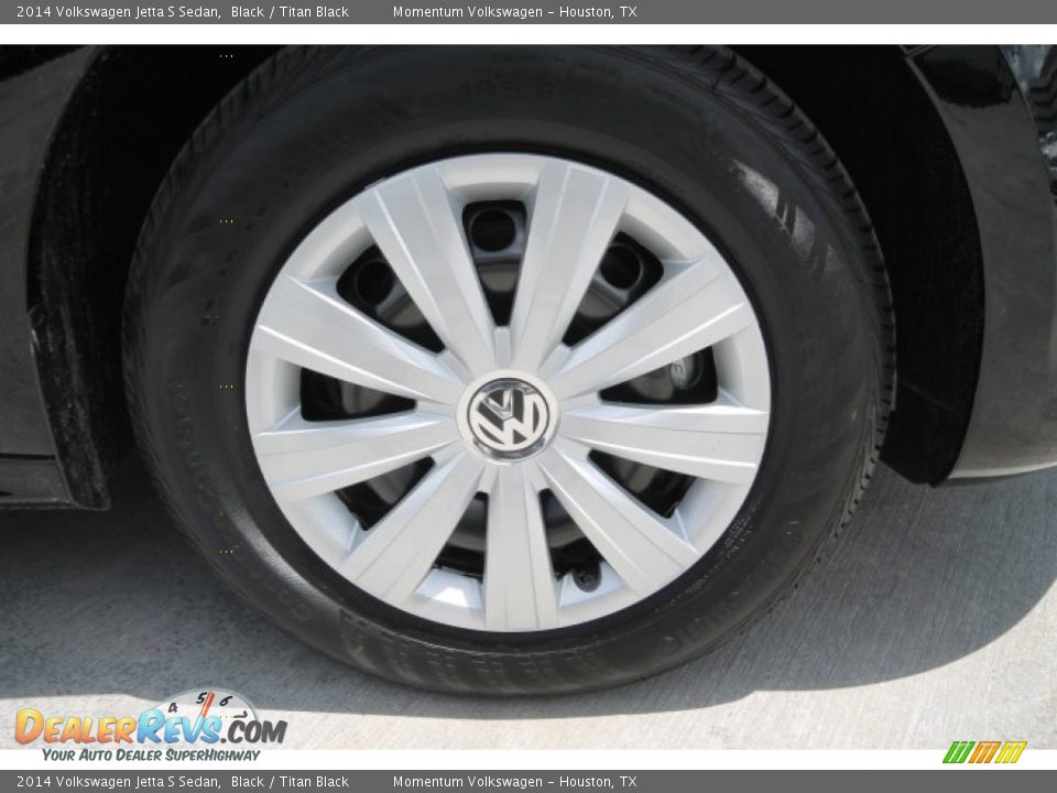2014 Volkswagen Jetta S Sedan Black / Titan Black Photo #7