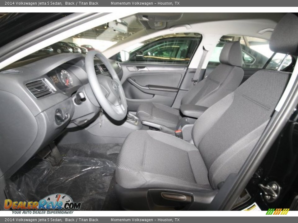 2014 Volkswagen Jetta S Sedan Black / Titan Black Photo #10