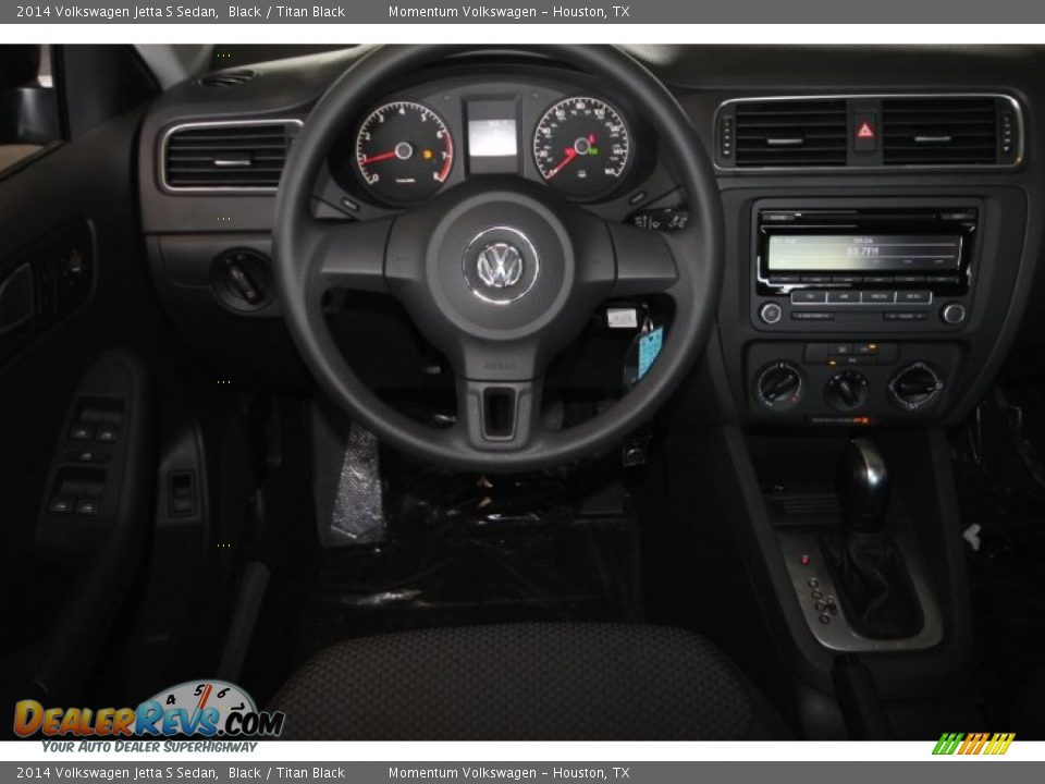 2014 Volkswagen Jetta S Sedan Black / Titan Black Photo #13