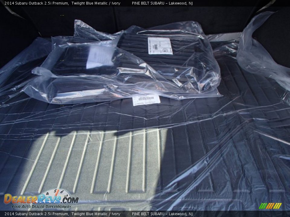 2014 Subaru Outback 2.5i Premium Twilight Blue Metallic / Ivory Photo #7