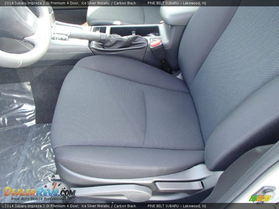 2014 Subaru Impreza 2.0i Premium 4 Door Ice Silver Metallic / Carbon Black Photo #3