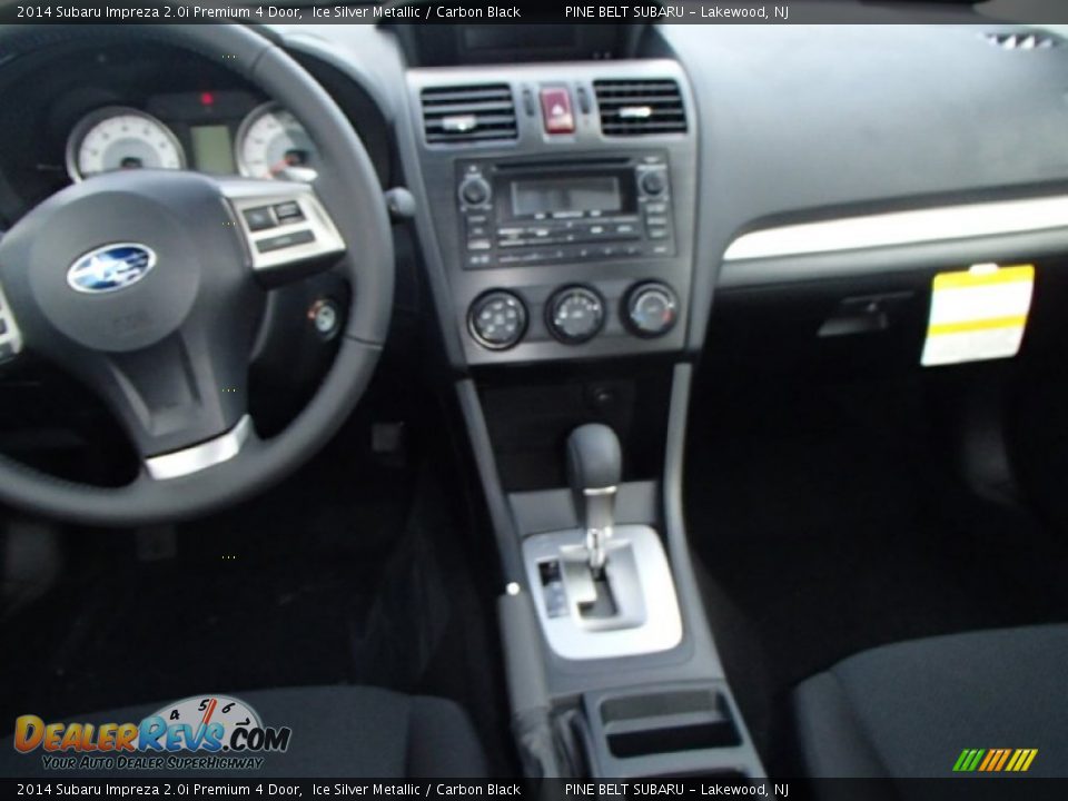 2014 Subaru Impreza 2.0i Premium 4 Door Ice Silver Metallic / Carbon Black Photo #6