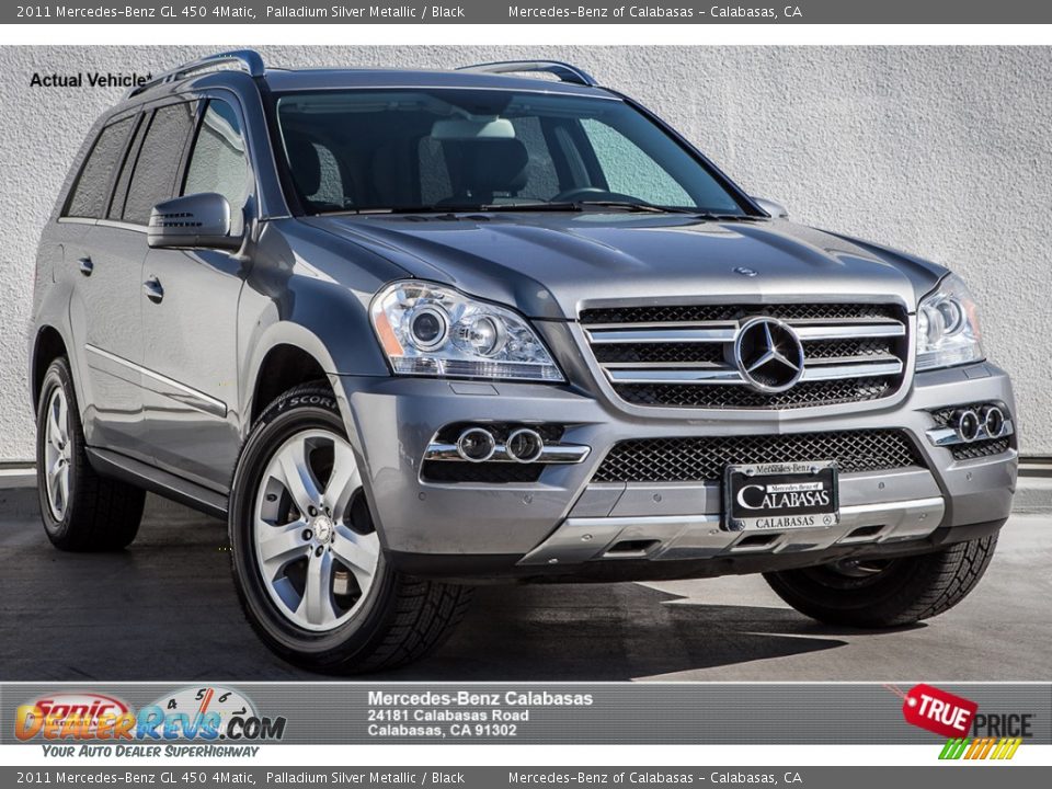 2011 Mercedes-Benz GL 450 4Matic Palladium Silver Metallic / Black Photo #1