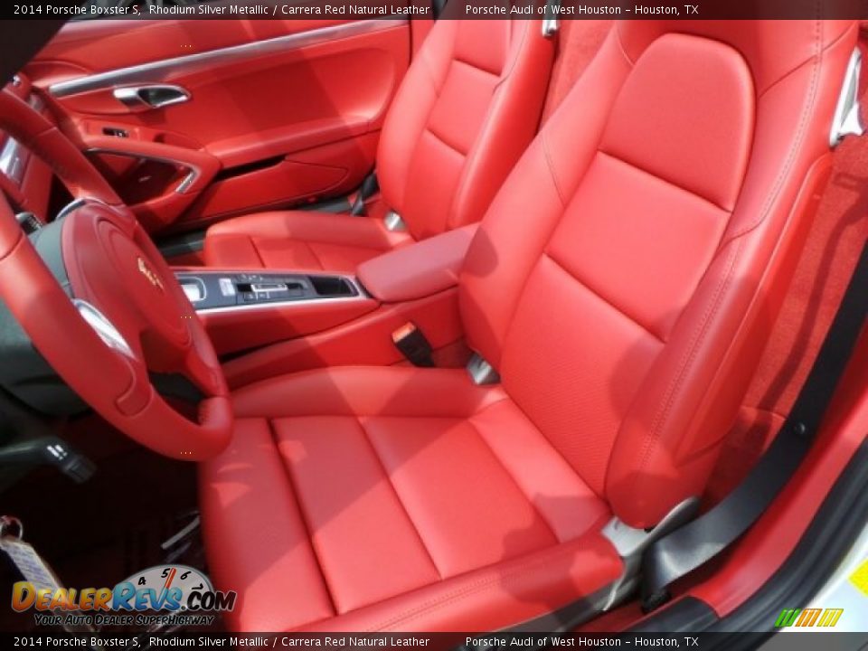 Front Seat of 2014 Porsche Boxster S Photo #12
