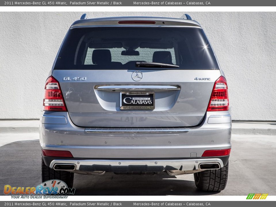 2011 Mercedes-Benz GL 450 4Matic Palladium Silver Metallic / Black Photo #3