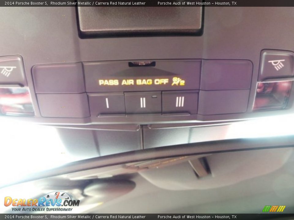 2014 Porsche Boxster S Rhodium Silver Metallic / Carrera Red Natural Leather Photo #16