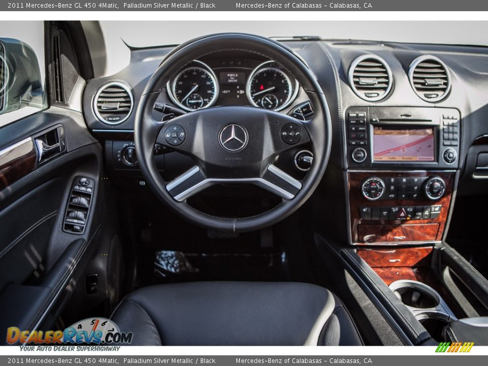 2011 Mercedes-Benz GL 450 4Matic Palladium Silver Metallic / Black Photo #4