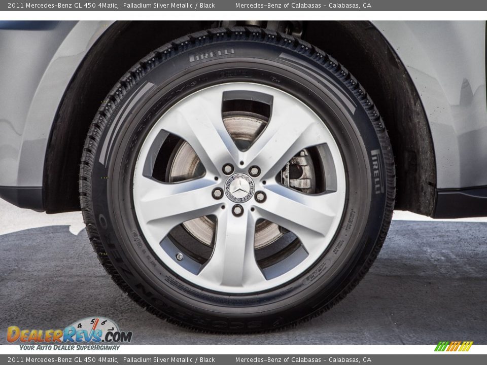 2011 Mercedes-Benz GL 450 4Matic Palladium Silver Metallic / Black Photo #8