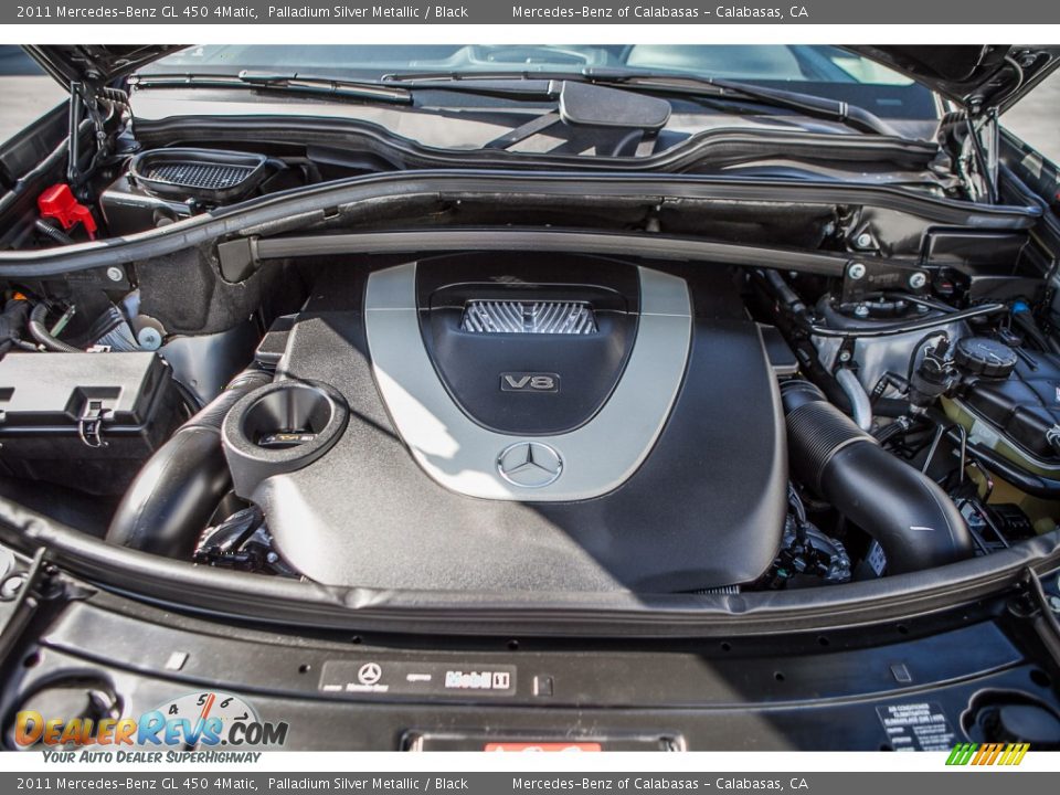 2011 Mercedes-Benz GL 450 4Matic Palladium Silver Metallic / Black Photo #9