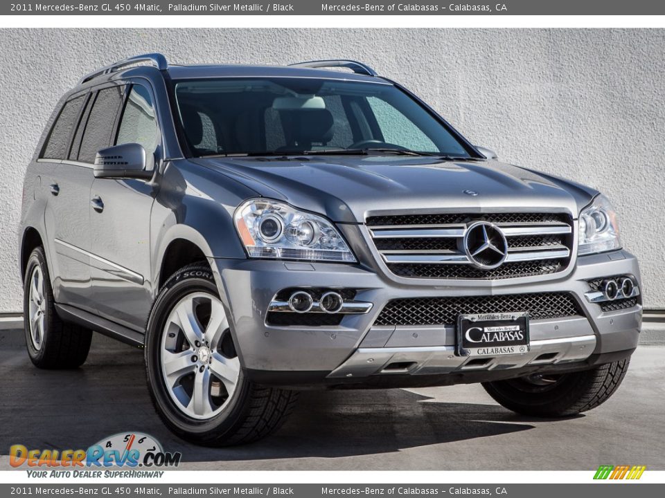 2011 Mercedes-Benz GL 450 4Matic Palladium Silver Metallic / Black Photo #12
