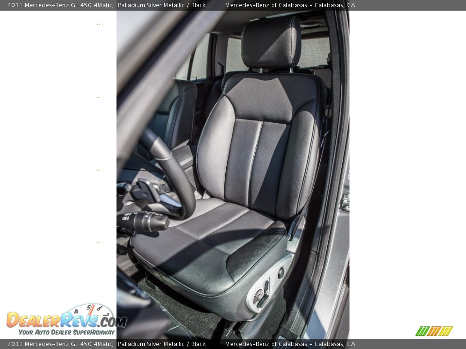2011 Mercedes-Benz GL 450 4Matic Palladium Silver Metallic / Black Photo #13