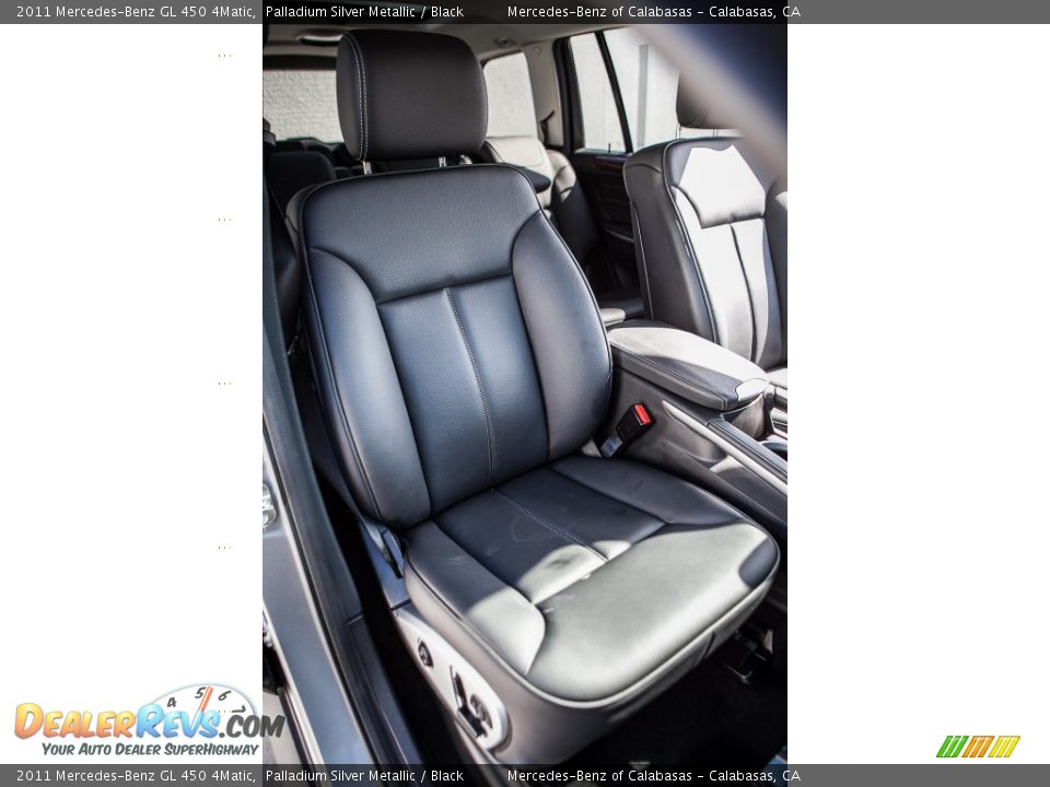 2011 Mercedes-Benz GL 450 4Matic Palladium Silver Metallic / Black Photo #14