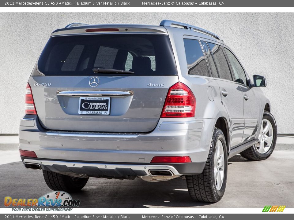 2011 Mercedes-Benz GL 450 4Matic Palladium Silver Metallic / Black Photo #16