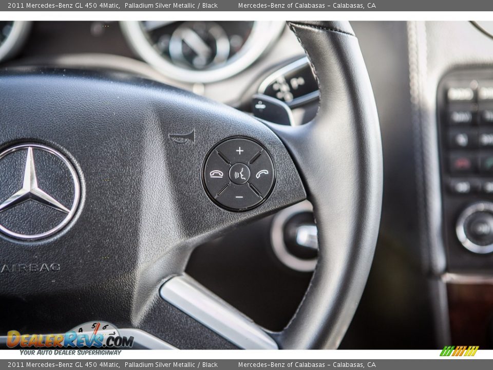 2011 Mercedes-Benz GL 450 4Matic Palladium Silver Metallic / Black Photo #18