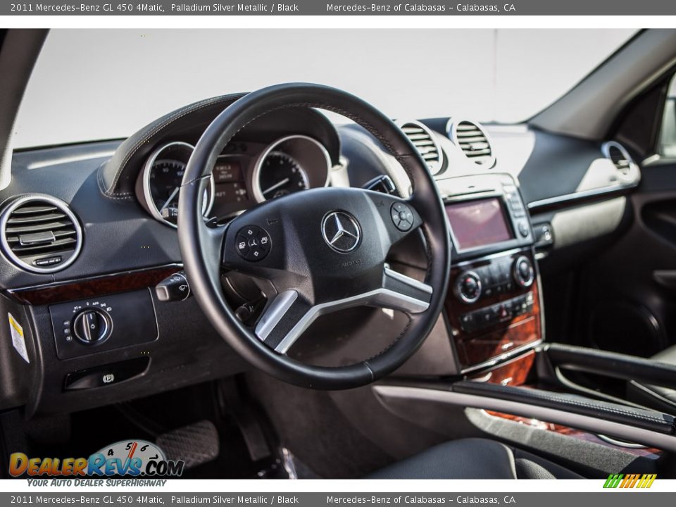 2011 Mercedes-Benz GL 450 4Matic Palladium Silver Metallic / Black Photo #20