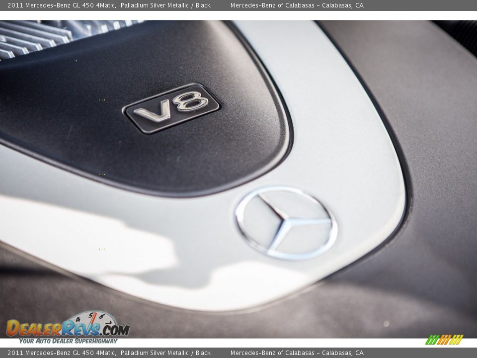 2011 Mercedes-Benz GL 450 4Matic Palladium Silver Metallic / Black Photo #26