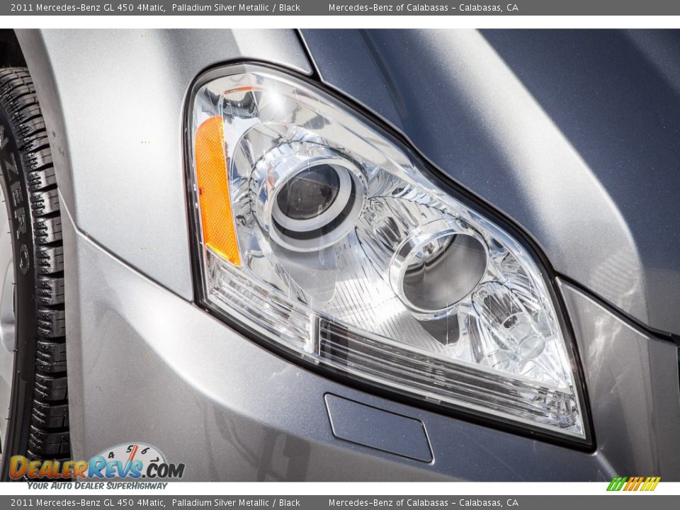 2011 Mercedes-Benz GL 450 4Matic Palladium Silver Metallic / Black Photo #27