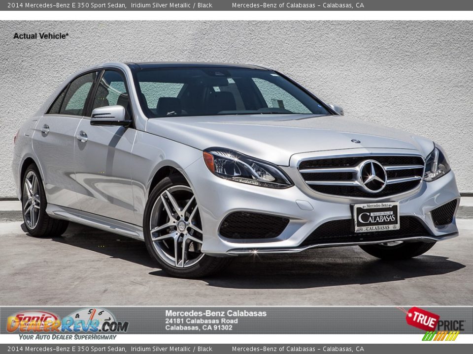 2014 Mercedes-Benz E 350 Sport Sedan Iridium Silver Metallic / Black Photo #1