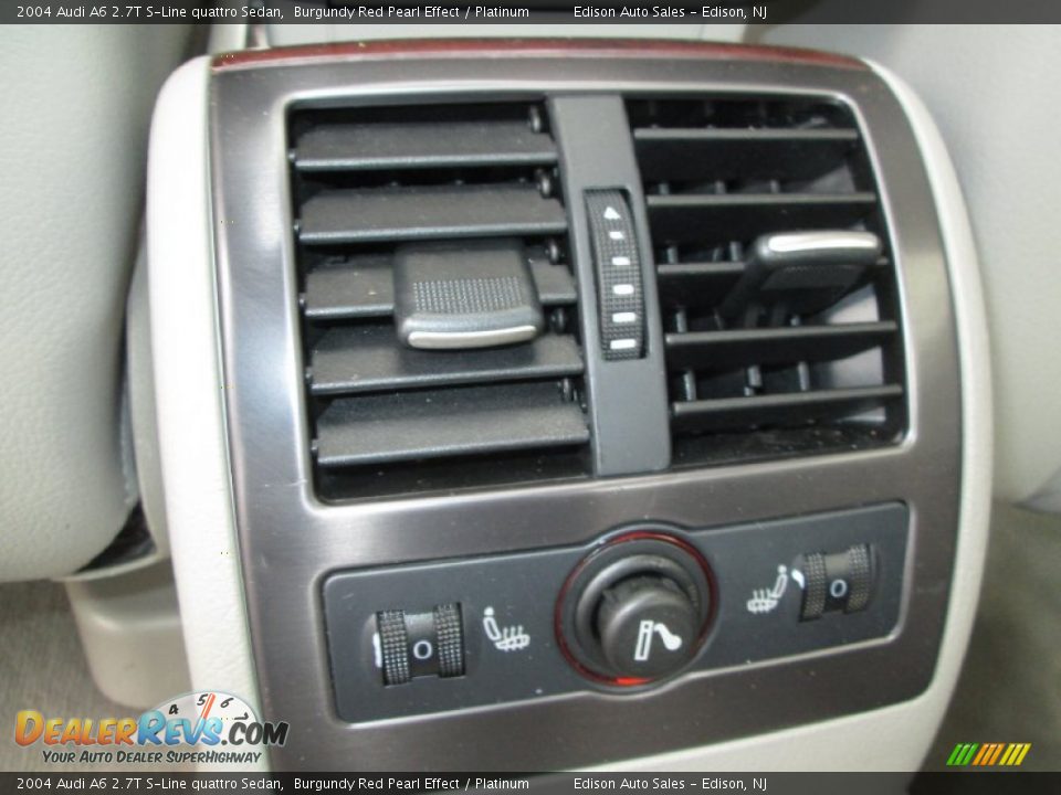 2004 Audi A6 2.7T S-Line quattro Sedan Burgundy Red Pearl Effect / Platinum Photo #24