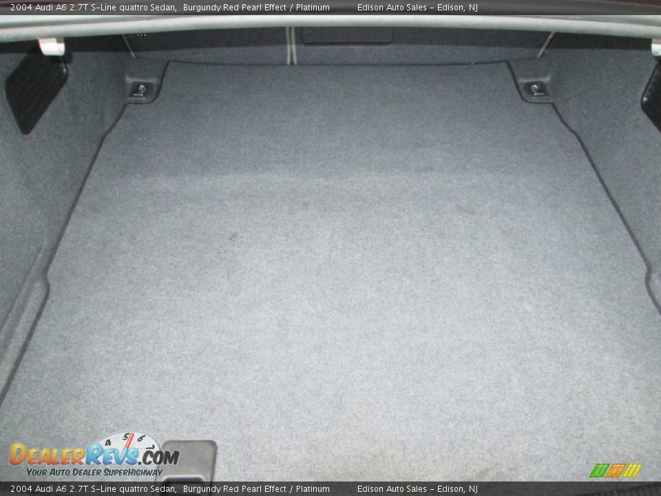 2004 Audi A6 2.7T S-Line quattro Sedan Burgundy Red Pearl Effect / Platinum Photo #25
